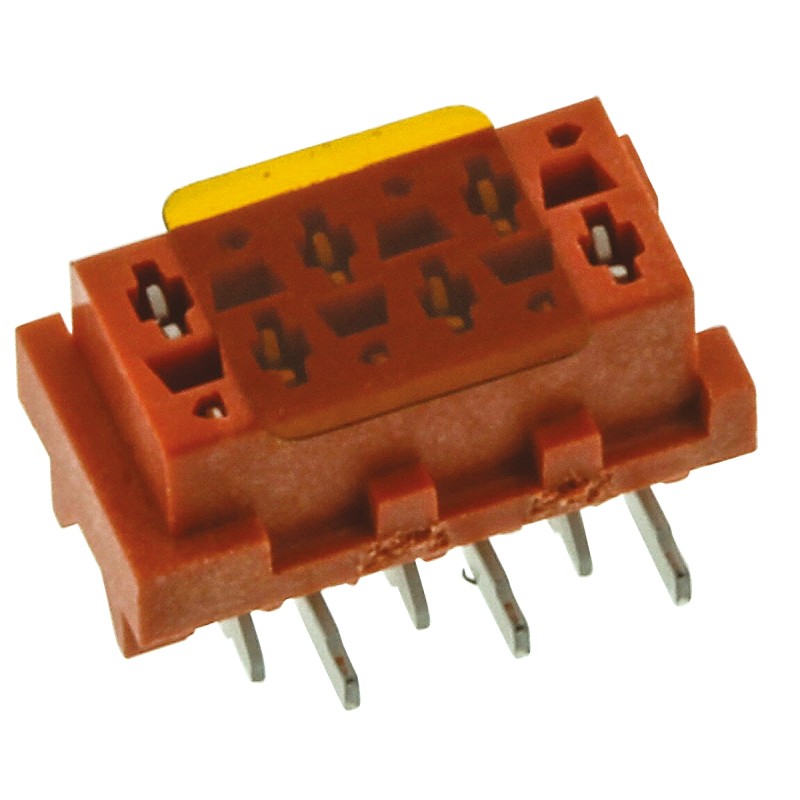 900 pcs - TE Connectivity Micro-MaTch Series Straight Surface Mount PCB Socket, 6-Contact, 2-Row, 1.27mm Pitch, Solder Terminati