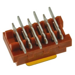 900 pcs - TE Connectivity Micro-MaTch Series Straight Surface Mount PCB Socket, 6-Contact, 2-Row, 1.27mm Pitch, Solder Terminati