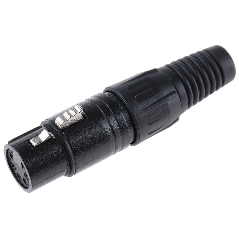 1 pcs - RS PRO Cable Mount XLR Connector, Female, 5 Way