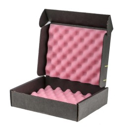 1 Box of 10 - Conductive ESD Box 267mm (L) 216mm (W) 64mm (H)