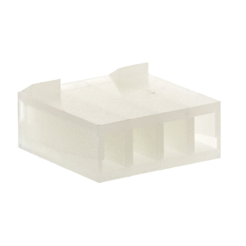 10 pcs - Molex, KK 396 Female Connector Housing, 3.96mm Pitch, 4 Way, 1 Row