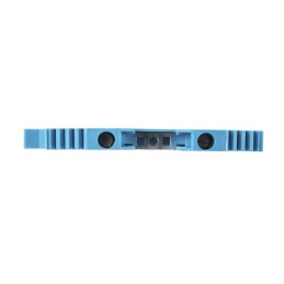 10 pcs - Weidmuller WDU Series Blue Feed Through Terminal Block, 2.5mm², Single-Level, Screw Termination, ATEX