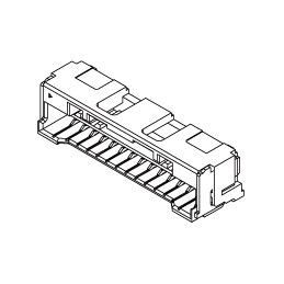 950 pcs - Molex CLIK-Mate Series Right Angle Surface Mount PCB Socket, 4-Contact, 1-Row, 2mm Pitch, Crimp Termination