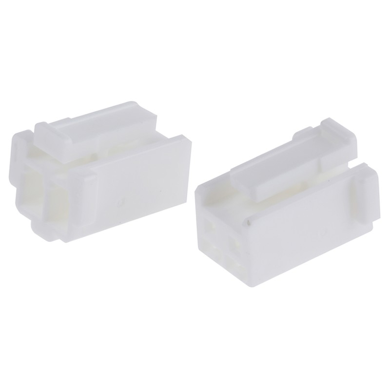 10 pcs - Molex Female Connector Housing, 2.5mm Pitch, 2 Way, 1 Row