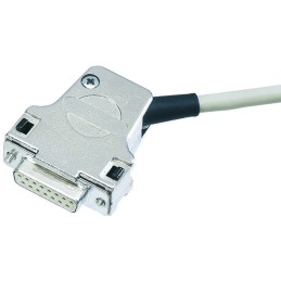 1 pcs - HARTING D-sub Series Metal Right Angle D Sub Backshell, 25 Way, Strain Relief