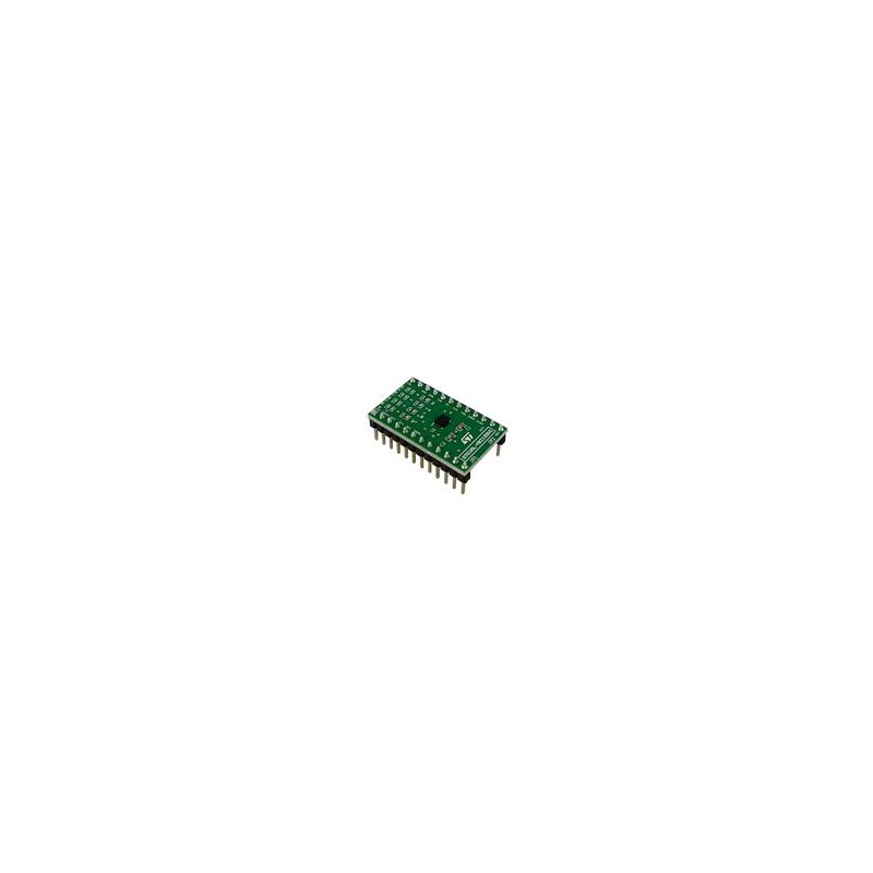 1 pcs : STEVAL-MKI193V1 - Acceleration Sensor Development Tools ASM330LHH adapter board for a standard DIL24 socket STEVAL-MKI19