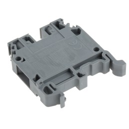 10 pcs - Entrelec SNA Series Grey DIN Rail Terminal Block, 6mm², Single-Level, Screw Termination