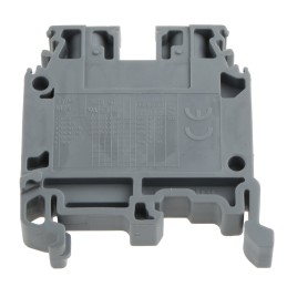10 pcs - Entrelec SNA Series Grey DIN Rail Terminal Block, 6mm², Single-Level, Screw Termination