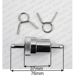 Harley motorcycle fuel filter 1 4 chrome chopper