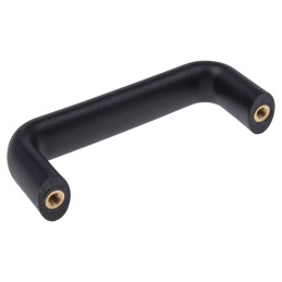 1 Pack of 2 - RS PRO Matt Black Plastic Handle 40.5 mm Height, 20mm Width, 107mm Length