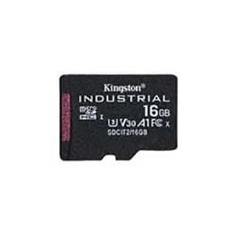 1 pcs : SDCIT2/16GBCA - Memory Cards 16GB microSDHC Industrial C10 A1 pSLC Card + SD Adapter