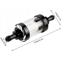 Metal fuel filter for a motorcycle, scooter