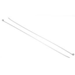 1 Box of 1000 - Thomas & Betts Cable Ties, 360.68mm x 4.83 mm, Natural Nylon, Pk-1000