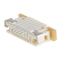 10 pcs - Molex, Easy On, 52271 1mm Pitch 6 Way Right Angle Female FPC Connector, ZIF Bottom Contact