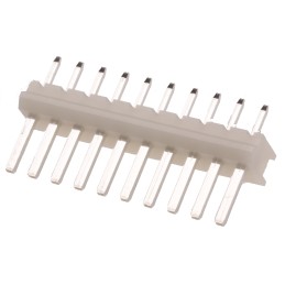 10 pcs - JST NH Series Straight Through Hole Pin Header, 10 Contact(s), 2.5mm Pitch, 1 Row(s), Unshrouded