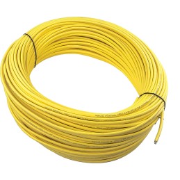 1 Reel of 100 M - HARTING Cat6 Ethernet Cable, S/FTP, Yellow PUR Sheath, 100m