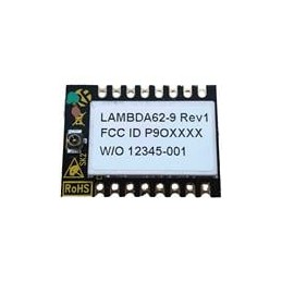 1 pcs : LAMBDA62C-9S - Sub-GHz Modules 915MHz LoRa TRX Module SX1262 SMT Package