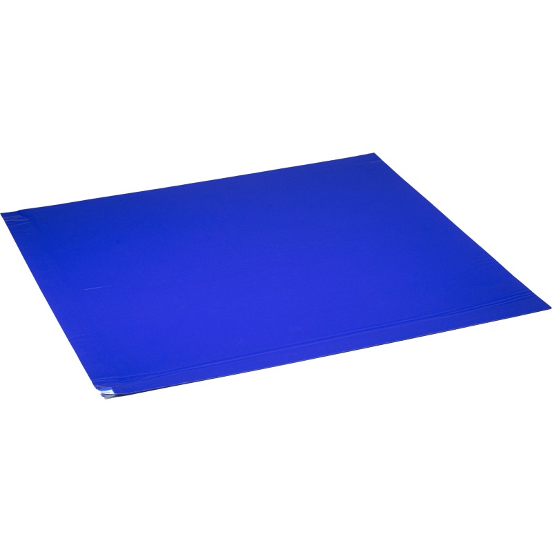 1 Box of 8 - RS PRO Blue Cleanroom Tacky Mat, 910mm x 910mm x 1.65mm