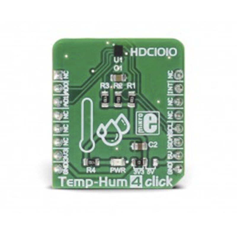 1 pcs - MikroElektronika Temp-Hum 4 Click mikroBus Click Board for HDC1010