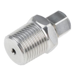 1 pcs - RS PRO In-Line Thermocouple Compression Fitting for Use with Thermocouple, 1/2 NPT, 1/8in Probe, RoHS Compliant Standard