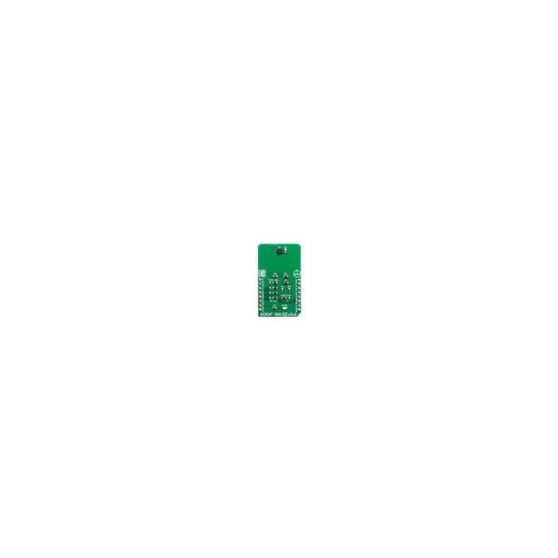 1 pcs : MIKROE-3447 - Multiple Function Sensor Development Tools 6DOF IMU 8 Click