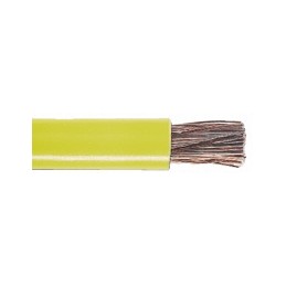 1 Reel of 100 M - RS PRO Yellow 16 mm² Hook Up Wire, 6 AWG, 126/0.4 mm, 100m, PVC Insulation