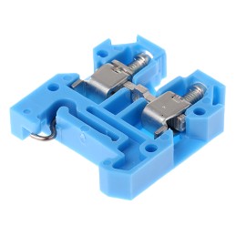 10 pcs - Weidmuller AKZ Series Blue Standard Din Rail Terminal, 0.22 - 4mm², Single-Level, Screw Termination