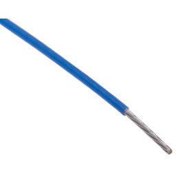 1 Reel of 100 M - RS PRO Blue 0.6 mm² Hook Up Wire, 20 AWG, 19/0.2 mm, 100m, PTFE Insulation