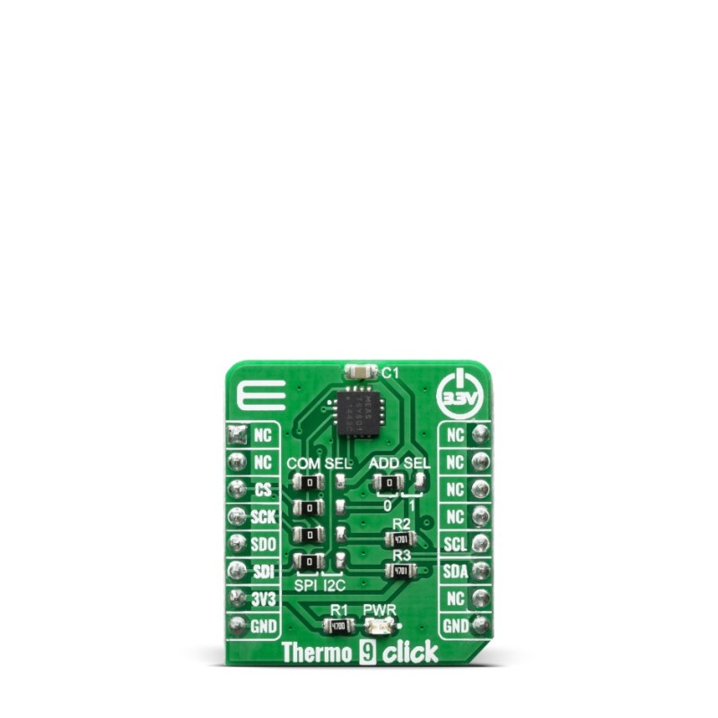 1 pcs - MikroElektronika Thermo 9 Click Temperature & Humidity Sensor Temperature Sensor Board for TSYS01