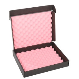 1 Lot of 10 - Conductive ESD Box 394mm (L) 318mm (W) 64mm (H)