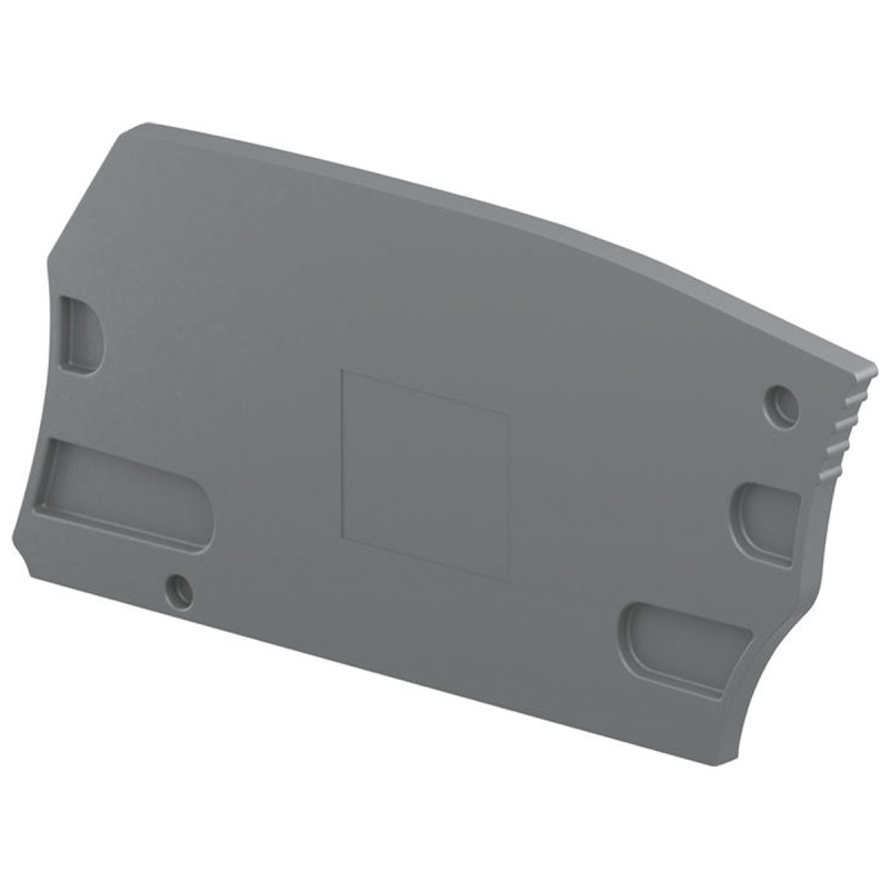 10 pcs - ES6 End Section for use with ZS6-4S-PE Terminal Block