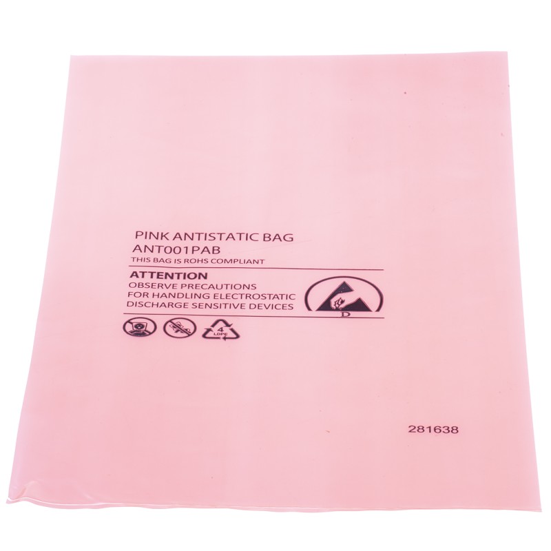 1 Lot of 100 - RS PRO Anti Static Bag 255mm(W)x 205mm(L)