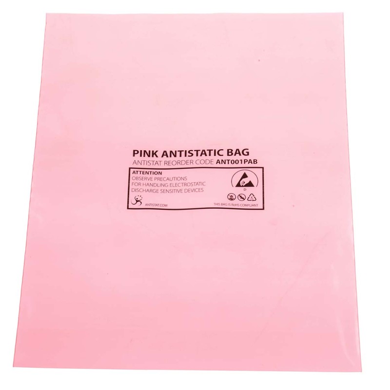 1 Lot of 100 - RS PRO Anti Static Bag 203mm(W)x 152mm(L)