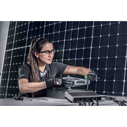 1 Pair - Uvex Black Elastane, Polyamide ESD Safety Anti-Static Gloves, Size 12, XXXL, Aqua Polymer Coating