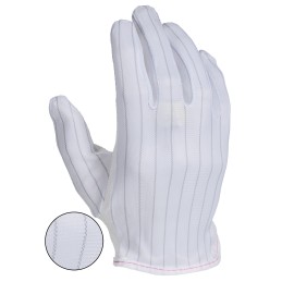 1 Pair - RS PRO Polyethylene Anti-Static Anti-Static Gloves, Size 9, Large