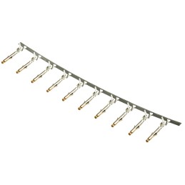 10 pcs - TE Connectivity Mini-Universal MATE-N-LOK Series Female Crimp Terminal, 22AWG Min, 18AWG Max