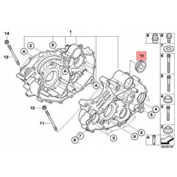 Oil filter cover bmw g 450 x 11427707101 oe