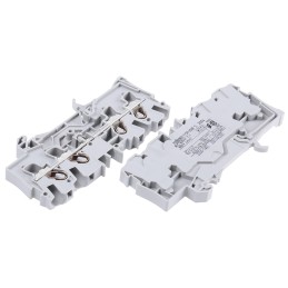 10 pcs - Wago TOPJOB S, 2004 Series Grey Terminal Block, 4mm², Single-Level, Push-In Cage Clamp Termination, ATEX, IECEx