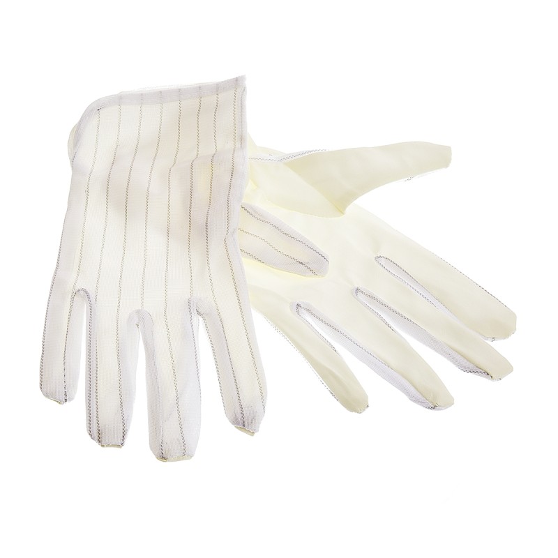 1 Pair - RS PRO Polyethylene Anti-Static Anti-Static Gloves, Size 8, Medium