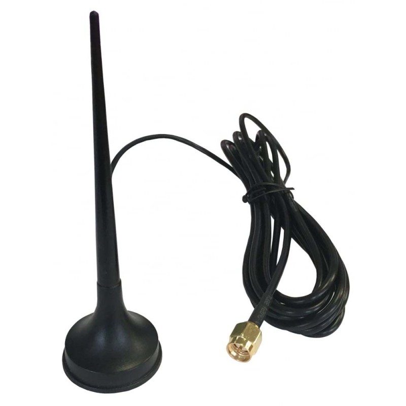 1 Bag of 1 - RF Solutions ANT-GSTUB3-SMA Stubby Antenna with SMA Connector, 2G (GSM/GPRS), 3G (UTMS)