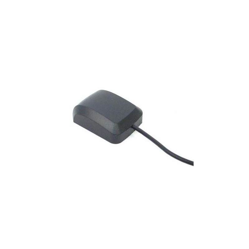1 Bag of 1 - Siretta MIKE3A/2.5M/SMAM/S/S/17 Square GPS Antenna with SMA Connector, GPS