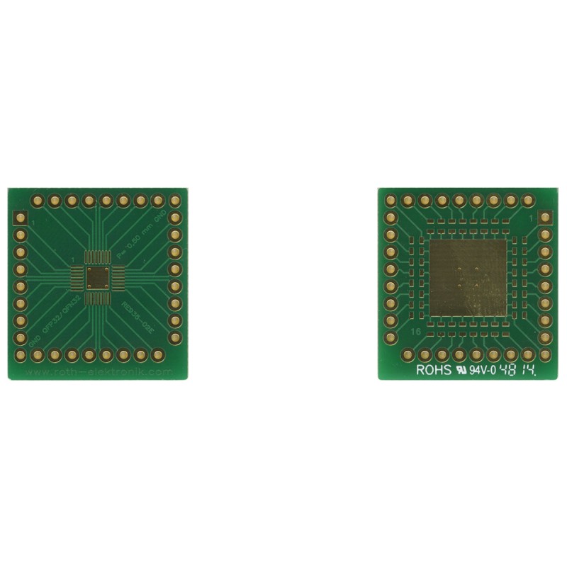 1 pcs - RE935-02E, Double Sided Extender Board Multiadapter With Adaption Circuit Board FR4 28.57 x 26.67 x 1.5mm