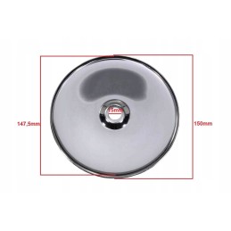 MZ TS 250 air filter can cover, 1 chrome