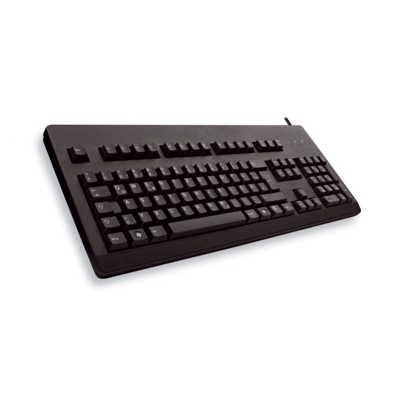 1 pcs - CHERRY Wired PS/2, USB Keyboard, QWERTY (UK), Black