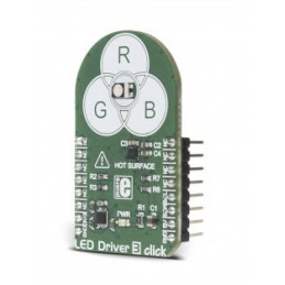 1 pcs - MikroElektronika MIKROE-2950, LED Driver 3 Click for NCP5623B, PCA9306 for and in many Decorative Colored Lighting