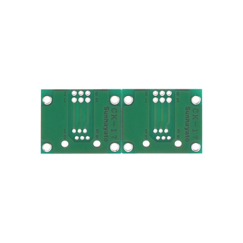 1 pcs - CK-17, 12 Way Double Sided Extender Board Converter Board FR4 60.96 x 24.13 x 1.6mm
