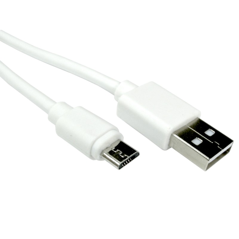 1 Box of 5 - RS PRO USB 2.0 Cable, Male USB A to Male Micro USB B Cable, 1.8m