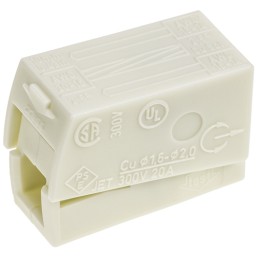 1 Pack of 10 - Wago 224 Series Connector, 24A