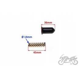 Rubber engine mount spring qt 4 sharpy 50 motogeneric