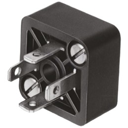 1 Pack of 5 - Hirschmann GSSNA 300 3P+E DIN 43650 C, Male Heavy Duty Power Connector, No, 250 V ac/dc Voltage